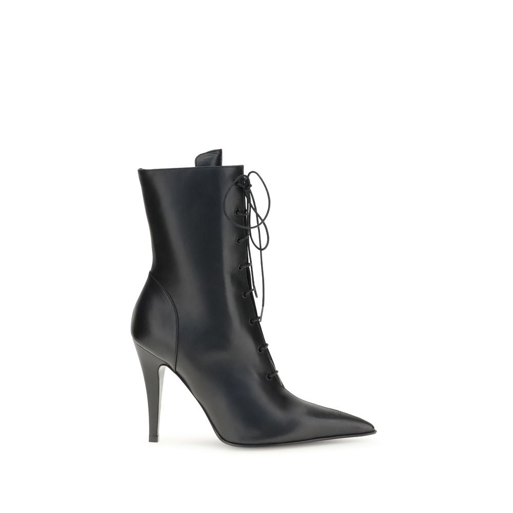 Alexander McQueen Leather Ankle Boots