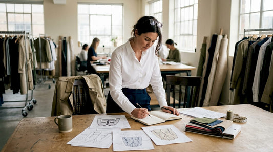Creative director in fashion design studio