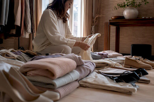 Curated designer wardrobe capsule with matching sets