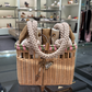 Prada Mini Wicker Bucket Bag