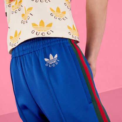 Gucci Adidas x Gucci Flared Jogging Pants Blue