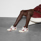 Gucci Men's Re-Web Sneaker White Rosso Ancora