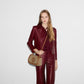 Gucci Blondie Medium Top Handle Canvas Bag Brown