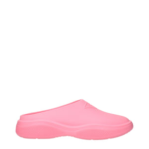 Prada Pink Cotton Slippers