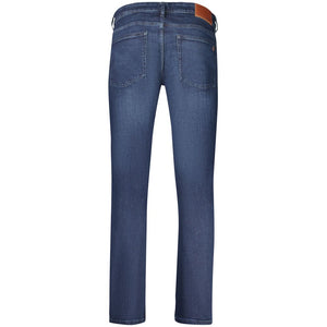 Hugo Boss Blue Cotton Men's Jeans