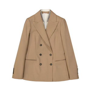 Brunello Cucinelli Brown Wool Coat