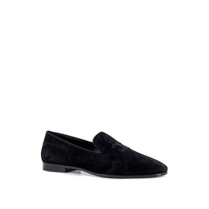 Celine Black Calfskin Slip-On Loafers