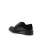 Alexander McQueen Black Calfskin Oxfords And Derbies
