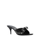 Balenciaga Black Lamb Leather Stiletto Heel Sandals