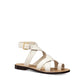 Dior White Calfskin Flat Sandals