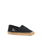 Saint Laurent Black Canvas Espadrilles