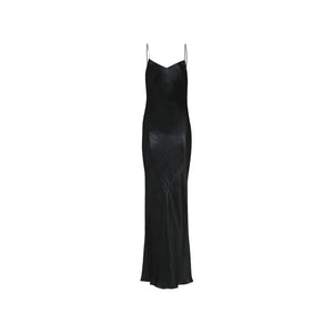 Saint Laurent Black Acetate Casual Dress
