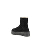 The Row Black Rubber Ankle Boots