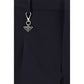 Prada Blue Cotton Dress Pants
