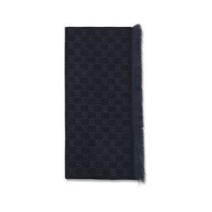 Gucci Black Wool Scarf