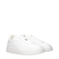 Burberry White Leather Low Top Sneakers