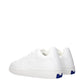 Burberry White Leather Low Top Sneakers