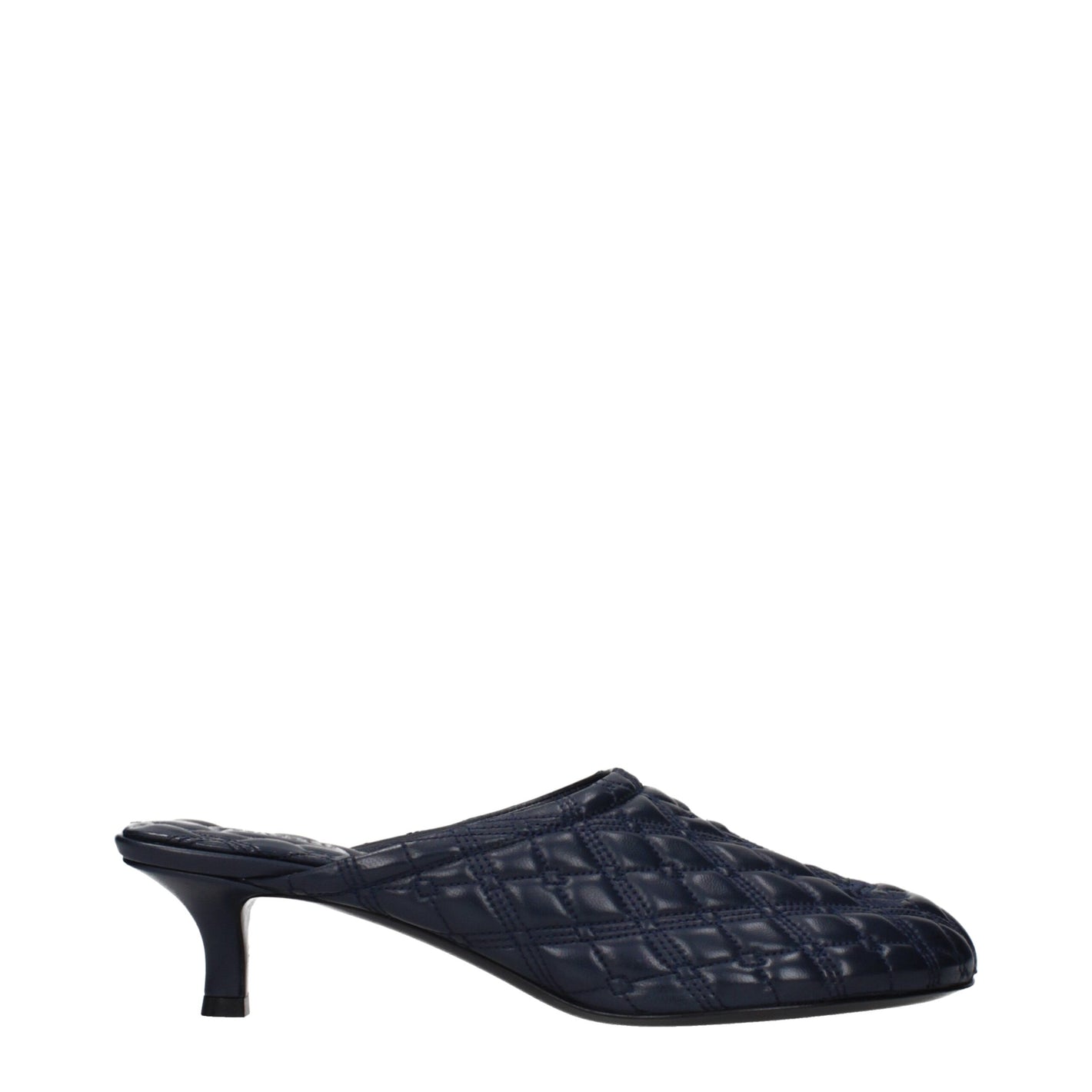 Burberry Blue Leather Slippers