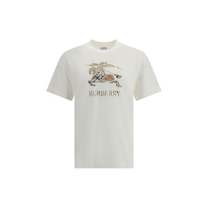 Burberry White Cotton T-Shirt