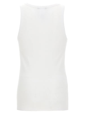 Versace Logo Embroidery Tank Top