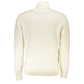 Hugo Boss White Cotton Turtleneck
