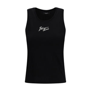 Balmain Black Cotton Top
