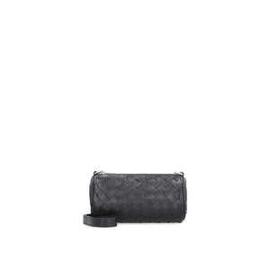 Bottega Veneta Black Calfskin Shoulder Bag