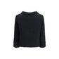 Valentino Garavani Black Wool Biker Jacket