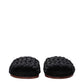 Chloé Black Leather Slippers
