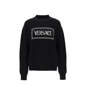 Versace Black Wool Sweatshirt