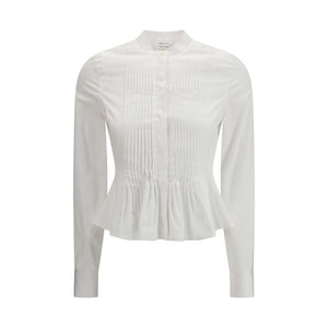 Alexander McQueen White Cotton Dress Shirt