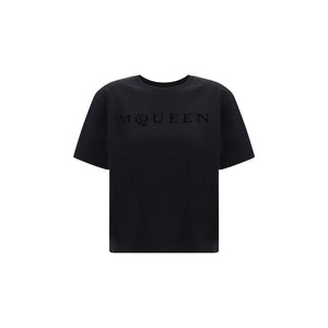 Alexander McQueen Black Cotton T-Shirt