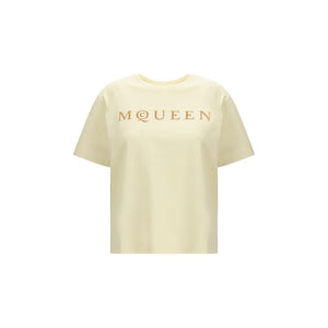 Alexander McQueen Bicolor Cotton T-Shirt