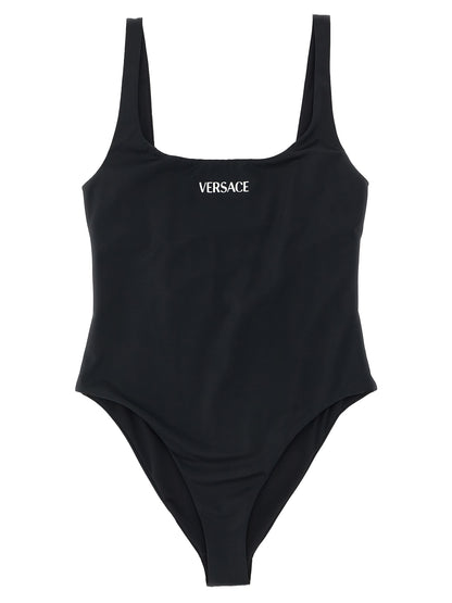 Versace Logo One-piece Swimsuit