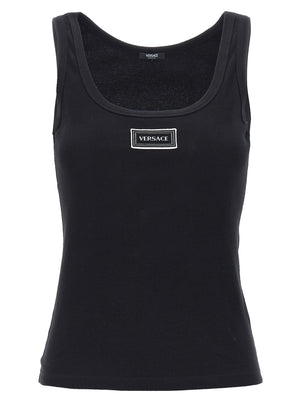 Versace 90s Vintage Logo Tank Top