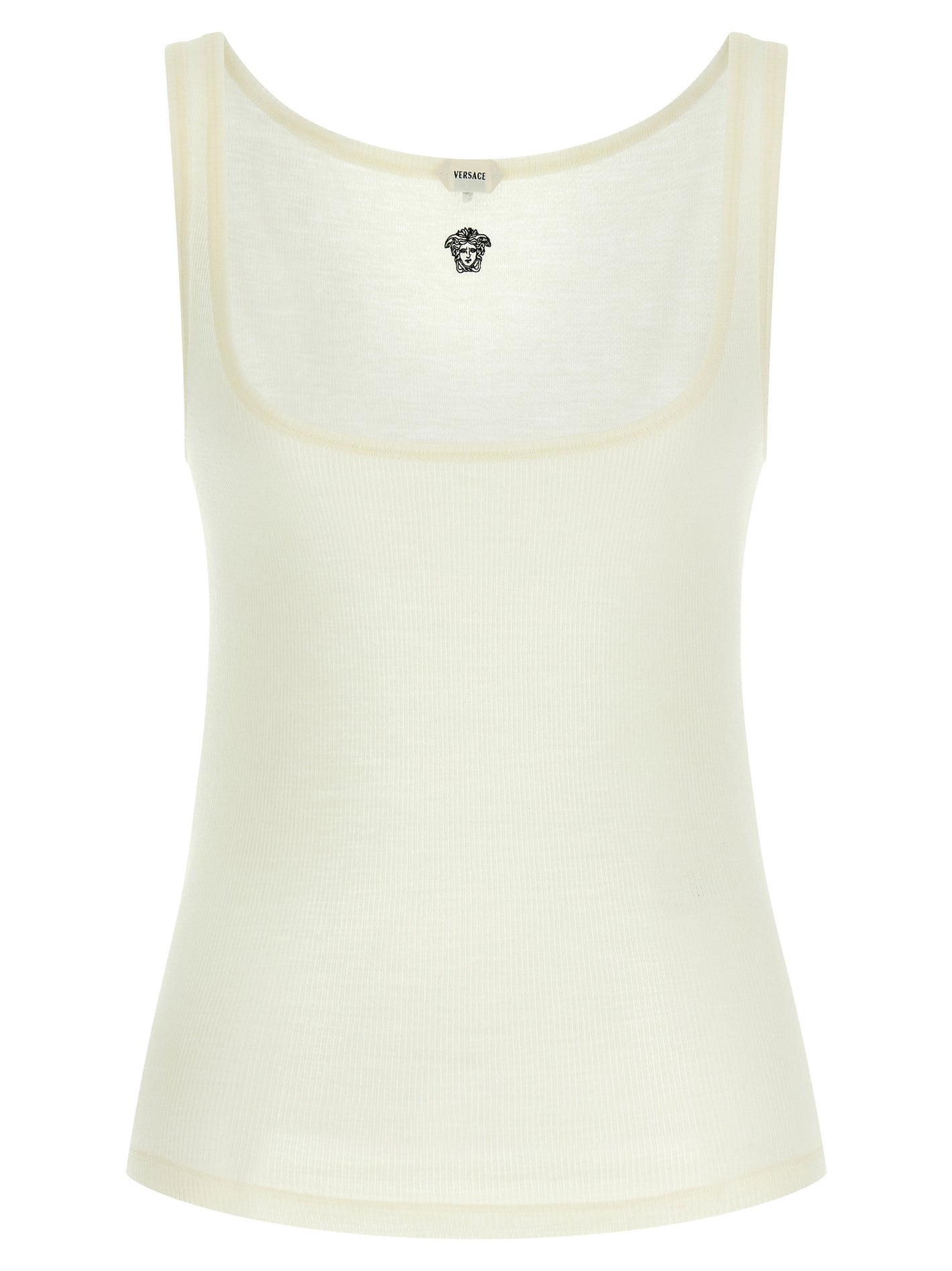 Versace La Medusa Embroidery Top