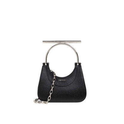 Alexander McQueen Black Lamb Leather Handbag