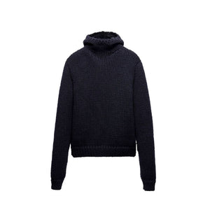 Prada Blue Wool Turtleneck