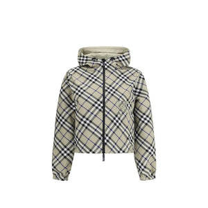 Burberry Gray Polyamide Shell Jacket