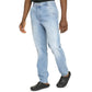 Balmain Blue Cotton Straight-Leg Jeans