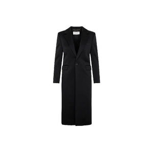 Saint Laurent Black Acetate Coat