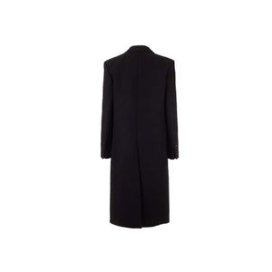 Saint Laurent Black Acetate Coat