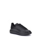 Alexander McQueen Black Calf Leather Bos Taurus Platform Sneakers