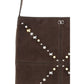 Valentino Garavani Brown Suede Leather Shoulder Bag