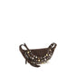 Valentino Garavani Brown Calf Leather Bos Taurus Shoulder Bag
