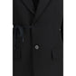 Balenciaga Black Wool Jackets And Coat