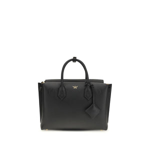 MCM Black Calf Leather Bos Taurus Shoulder Bag