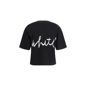 Off-White Black Cotton T-Shirt