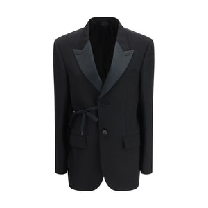 Balenciaga Black Wool Coat