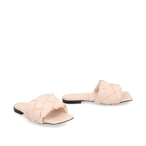 Bottega Veneta Multicolor Leather Flat Sandals